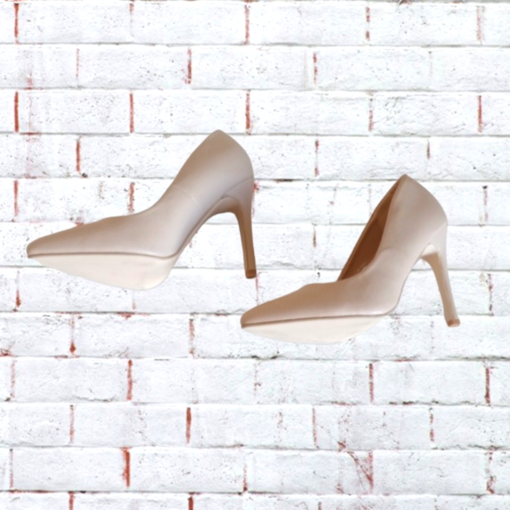 🤩Host Pick 🤩 Like new🌷 ARDENE Beige Faux Leather High Heel Pumps - Picture 9 of 16
